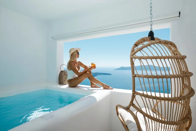 Deluxe-Suite mit privatem Pool 🇬🇷