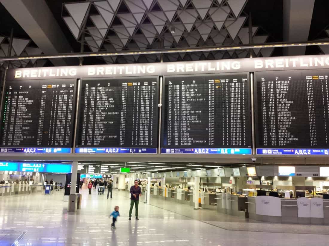 Frankfurt: Lounge-Zugang für 23€ am Flughafen