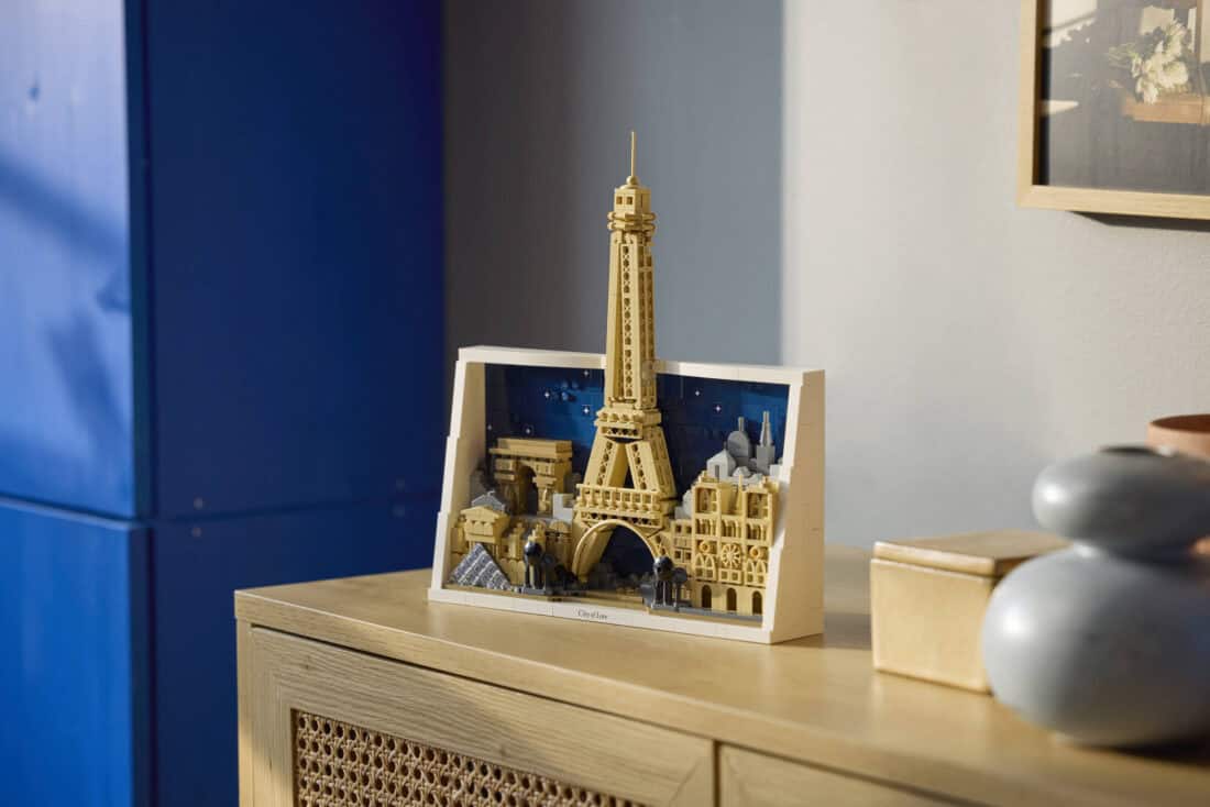 Lego Architecture Paris: Stadtpanorama mit Eiffelturm als 3D-Wandbild für 50€